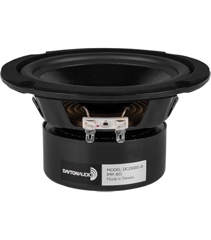 Dayton Audio DC130-4 5-1/4インチウーファー Amazon.com: Dayton Audio DC130A-8 5-1/4